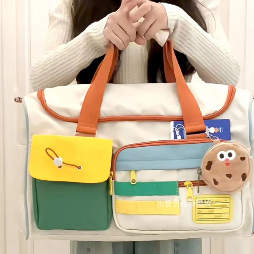 巨輕 比行李箱還能裝的包！大容量短途旅行旅遊包手提女外出收納