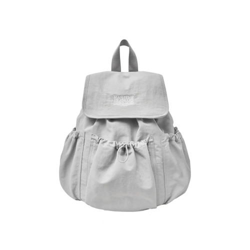 韓系雙肩包休閒大容量尼龍輕便旅行學生百搭小衆新款書包抽繩後後背包 韓系雙肩包休閒大容量尼龍輕便旅行學生百搭小衆新款書包抽繩後後背包