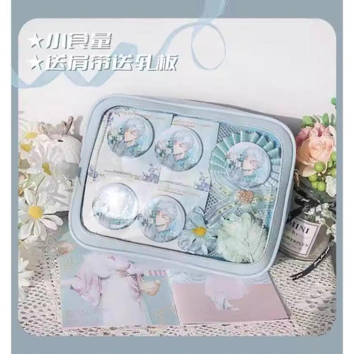 痛包原創日系透明吧唧徽章穀子展示袋外出PU原創痛包單肩紥板女M