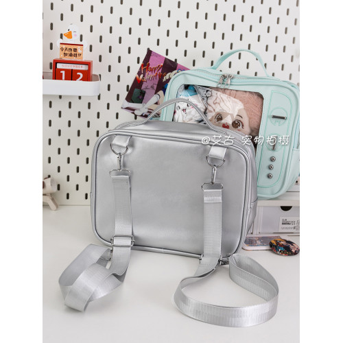 原創日系輕便娃包20cm小衆單肩包辣妹痛包可愛復古風電視機雙肩包