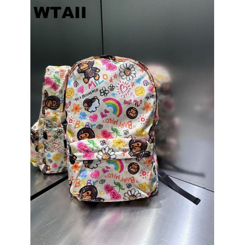 BEAD BABY 可愛卡通小猴子雙肩包印花大容量後後背包塗鴉學生書包大號 BEAD BABY 可愛卡通小猴子雙肩包印花大容量後後背包塗鴉學生書包大號