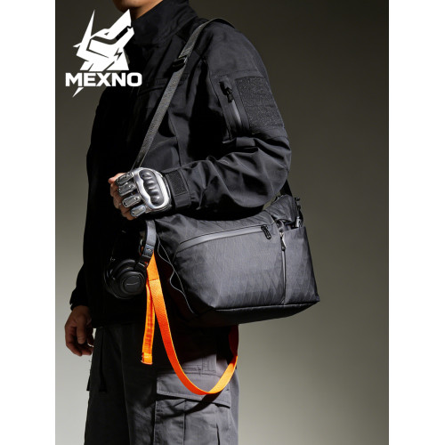 新款男士機能休閒多功能斜後後背包運動水杯包戶外防水通勤旅行單肩包