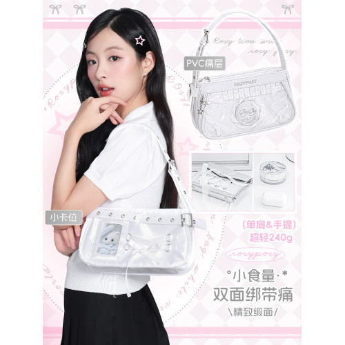 RosyPosy柔設小食量痛包斜後後背包包女式設計感小衆高級感單肩腋下包