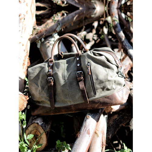 歐美大容量旅行袋男手提時尚短途旅行包防水健身蠟帆布斜背行李包 歐美大容量旅行袋男手提時尚短途旅行包防水健身蠟帆布斜背行李包