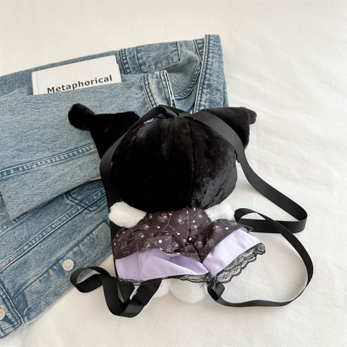 新款卡通毛絨美了蒂包可愛學生休閒手提包百搭雙肩包抓娃娃機禮物 新款卡通毛絨美了蒂包可愛學生休閒手提包百搭雙肩包抓娃娃機禮物