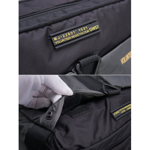 新款0.3KG超輕男士斜後後背包 男包單肩包橫款牛津布休閒潮流個性防水