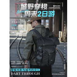 JEEP新款戶外防雨雙肩包大容量運動徒步休閒露營登山男款旅遊後後背包