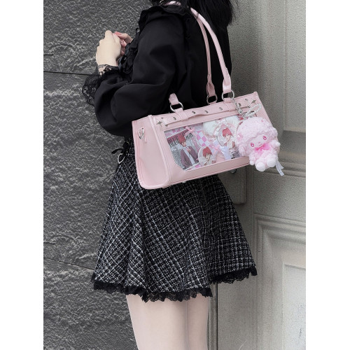 AORDA小食量製服痛包斜背miu系痛單肩外出日常通勤吧唧包追星娃包