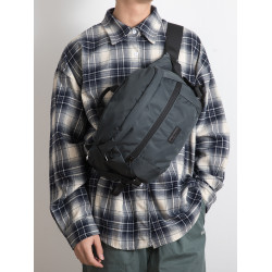 日系大容量男士胸包運動潮流斜後後背包牛津布防水戶外腰包個性騎行包