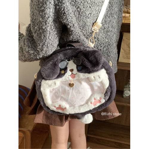 日稚商店二次元小食量痛包娃包毛絨可愛雙肩包大容量電腦包登山包