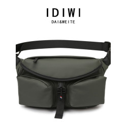 運動休閒百搭潮流單肩包戶外防水多功能時尚斜背簡約大容量騎行包