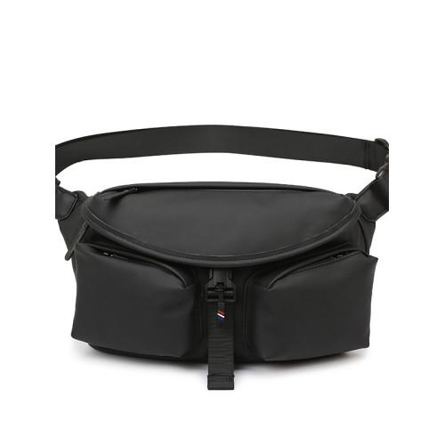 運動休閒百搭潮流單肩包戶外防水多功能時尚斜背簡約大容量騎行包