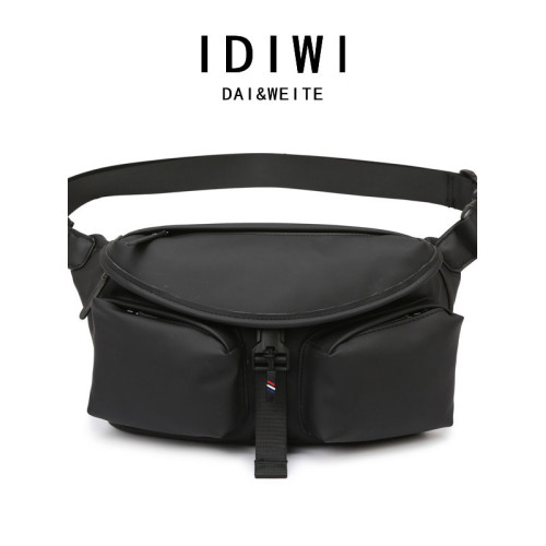 運動休閒百搭潮流單肩包戶外防水多功能時尚斜背簡約大容量騎行包