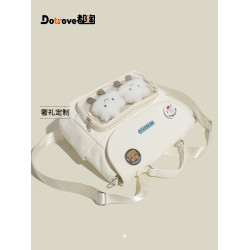 都淘原創日系學院風雙肩包JK少女製服包二次元痛包透明手提包書包