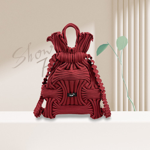 爆款網紅同款雙肩包小衆設計休閒針織手提包時尚百搭包包時尚休閒 爆款網紅同款雙肩包小衆設計休閒針織手提包時尚百搭包包時尚休閒