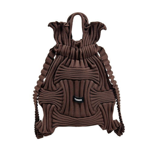 爆款網紅同款雙肩包小衆設計休閒針織手提包時尚百搭包包時尚休閒 爆款網紅同款雙肩包小衆設計休閒針織手提包時尚百搭包包時尚休閒