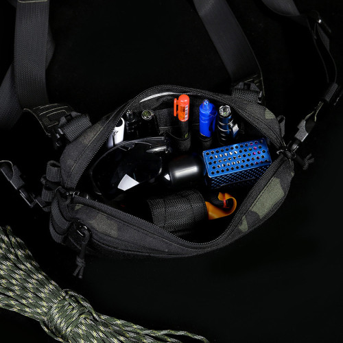 山人基胸掛包 戰術前胸包 偵查包可攜式戰術胸包背心 Molle附件包 山人基胸掛包 戰術前胸包 偵查包可攜式戰術胸包背心 Molle附件包