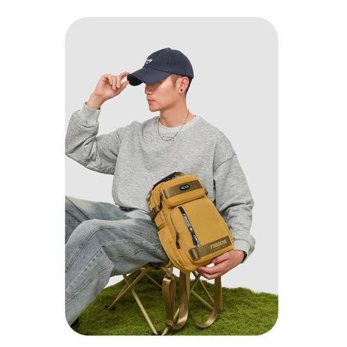 法國CEION & KEUST 多功能男女單肩斜背雙肩包休閒戶外學生胸包潮