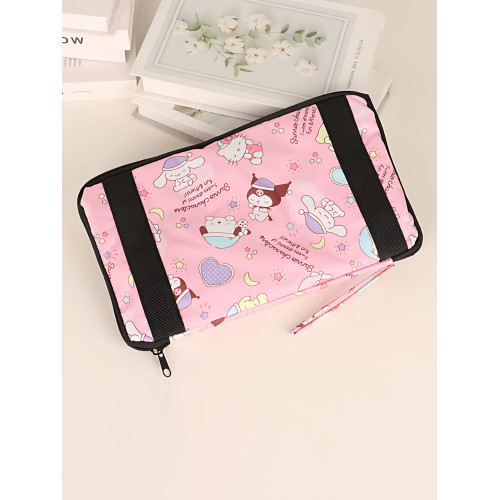 大容量可掛行李箱上防潑水手提便捷旅行包旅行袋拉桿箱折曡收納包