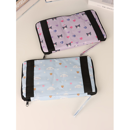 大容量可掛行李箱上防潑水手提便捷旅行包旅行袋拉桿箱折曡收納包