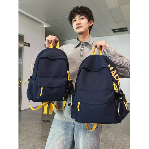 途界小衆設計感男生書包初中生輕便高中生雙肩包女大學生休閒後後背包