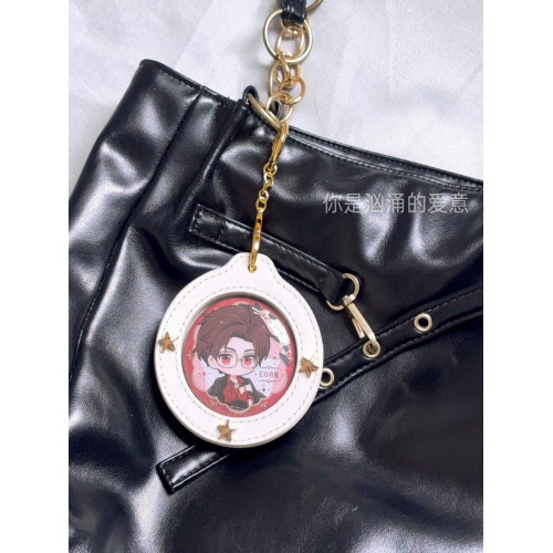 鏈條款吧唧保護套掛件58/65/75穀子展示外出包圓形徽章收納包 鏈條款吧唧保護套掛件58/65/75穀子展示外出包圓形徽章收納包