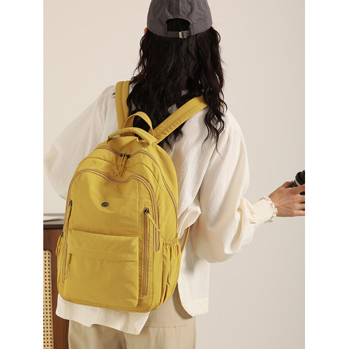 雙肩包女2026新款時尚百搭書包大容量輕便牛津布極簡耐磨旅行後後背包 雙肩包女2026新款時尚百搭書包大容量輕便牛津布極簡耐磨旅行後後背包