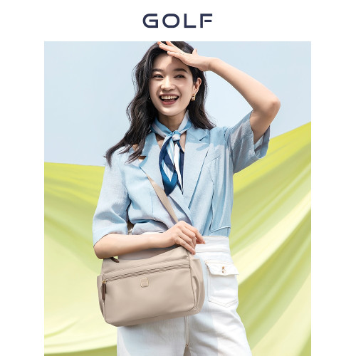 GOLF/高爾夫斜後後背包女包2026新款休閒大容量單肩包輕便中年媽媽包