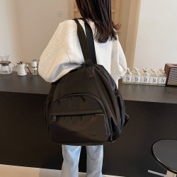 2024新款防水尼龍布雙肩後後背包女士手提包兩用牛津布雙肩包