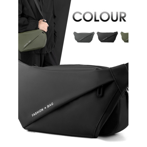 2025新款男士胸包休閒韓版戶外男包運動後後背包多功能尼龍斜後後背包男款