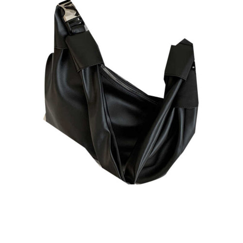 YUEN韓國高級感單肩斜背復古ins餃子包男女旅行通勤包大容量托特