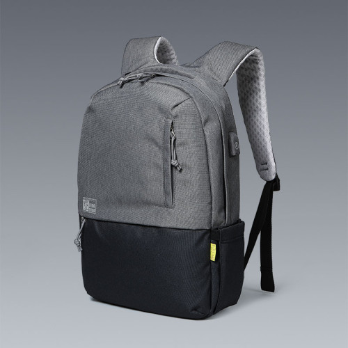 菲都狄都雙肩包男士商務電腦後後背包14寸出差旅行包多功能戶外運動包