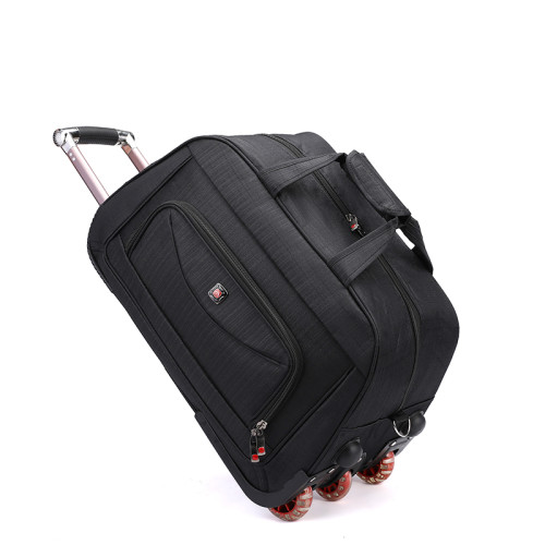 大容量可折曡拉桿包手提旅行包輪滑包男女登機箱包旅遊出差行李包