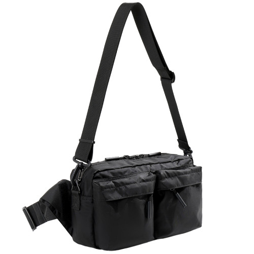 革新出品FORCE 2WAY WAIST BAG軍事風山系腰包胸包通勤尼龍斜後後背包