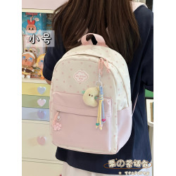 ins風小清新可愛少女心書包 初高中學生雙肩包女生出遊輕便小後後背包