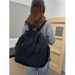 大容量托特包輕便收納手提行李袋多用百搭雙肩包後後背包女休閒旅行包