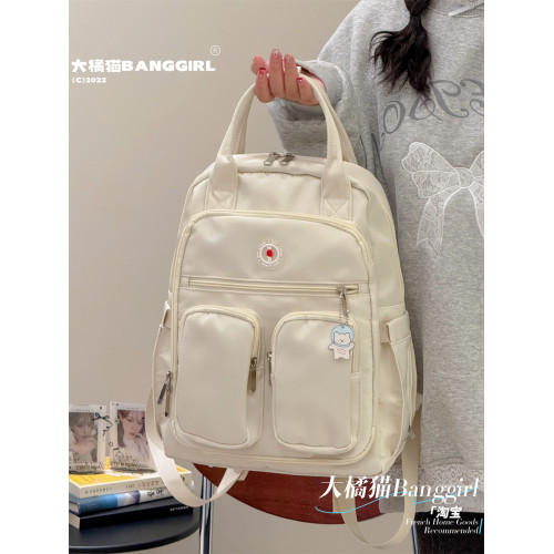 大容量媽咪雙肩包女輕便母嬰包袋防水手提包包校園學生多功能書包