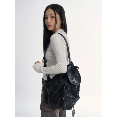 ason雙肩包 韓國小衆設計2025新款時尚街頭休閒百搭大容量後後背包