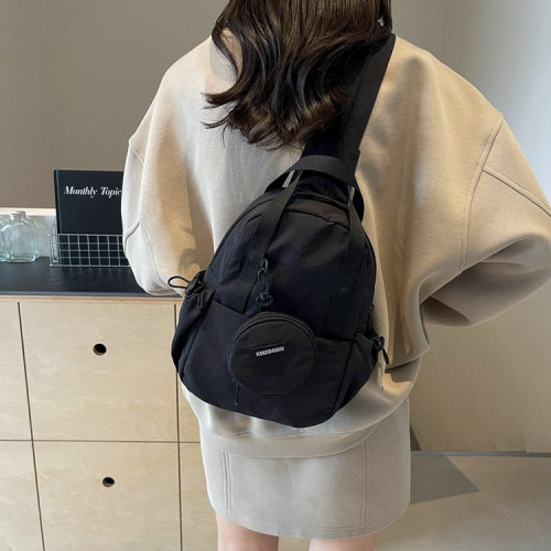兩用雙肩包胸包女大容量2026新款休閒斜後後背包書包時尚輕便旅遊後後背包