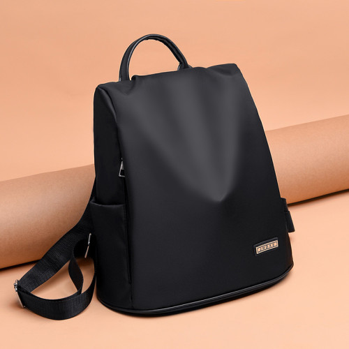 牛津布雙肩包女2026新款潮韓版時尚百搭書包旅行帆布小後後背包女包包