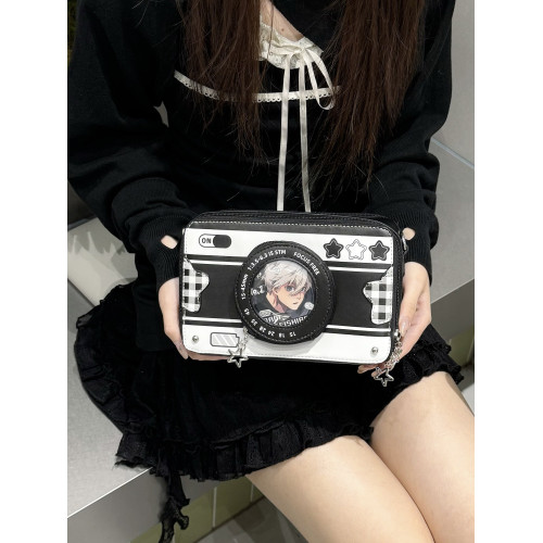 【次元定格】綠山牆原創痛包手提斜背痛包小食量紥穀日常二次元女 【次元定格】綠山牆原創痛包手提斜背痛包小食量紥穀日常二次元女