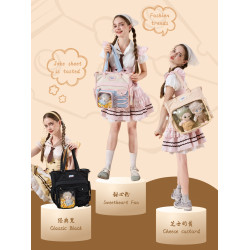 meowbunny痛包大容量斜背三用托特包可拆卸單肩包娃包社畜通勤包