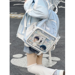 新年直降Baachoo原創大容量娃包可愛紙飛機2.0雙肩電腦包學生書包