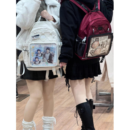 新年直降Baachoo原創大容量娃包可愛紙飛機2.0雙肩電腦包學生書包