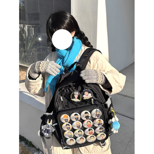 新年直降Baachoo原創大容量娃包可愛紙飛機2.0雙肩電腦包學生書包