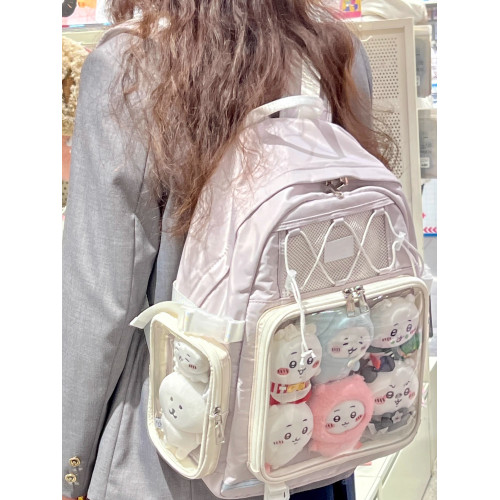 新年直降Baachoo原創大容量娃包可愛紙飛機2.0雙肩電腦包學生書包