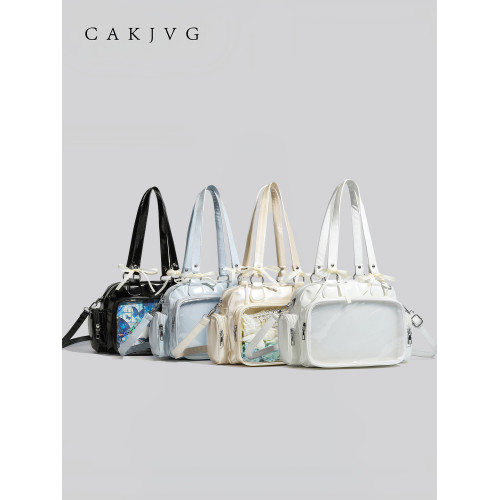 CAKJVG原創日系可愛絲帶二次元少女痛包2025新款大容量手提斜後後背包 CAKJVG原創日系可愛絲帶二次元少女痛包2025新款大容量手提斜後後背包