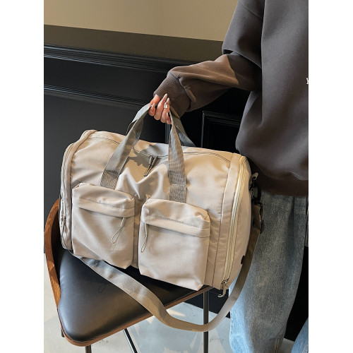 大容量可折曡旅行包運動包健身包輕便短途行李包出差附加包收納袋