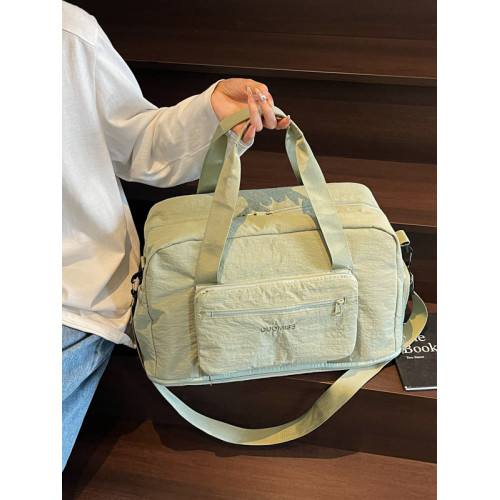 折曡擴展輕便旅行包女士短途出差行李包男大容量待産包手提健身包