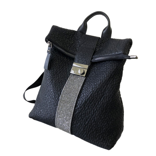 牛皮雙肩女2026新款時尚鑲鑽軟皮大容量後後背包輕奢休閒百搭旅遊包潮